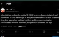 The allegations made against YouTuber (Image via X)